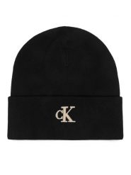Calvin Klein Czapka LV04F8098G Czarny. Czarne czapki i kapelusze damskie Calvin Klein, na zimę, bez wzorów, z wiskozy. Za 129.99 zł.
