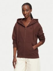 HUGO Bluza Dalfine 50535240 Brązowy ciemny Regular Fit. Brązowe bluzy damskie Hugo, xxl, bez wzorów, z bawełny, bez kaptura. Za 639.99 zł.