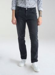 PAKO LORENTE – Szare spodnie męskie jeans. Szare spodnie materiałowe męskie Pako Lorente, l, bez wzorów, z bawełny, casualowe. Za 119.99 zł.