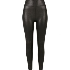 Legginsy Damskie Glamour Z Wysoką Talią. Czarne legginsy damskie Urban Classics, xl, bez wzorów, trekkingowe. Za 121.99 zł.