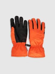 4F Rękawiczki narciarskie Thinsulate membrana 5000 damskie - czerwone XL. Czerwone rękawiczki damskie 4f, na zimę, bez wzorów. Za 149.99 zł.