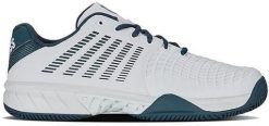 Tennis shoes for men K-SWISS EXPRESS LIGHT 3 CLAY white/stargazer EU44,5. Białe buty sportowe męskie K-SWISS, bez zapięcia. Za 458.06 zł.
