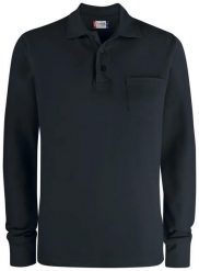 Clique Basic Polo Pocket L/S – Podstawowa koszulka polo z kieszonką. Czarne koszulki polo męskie CLIQUE, l, bez wzorów, z bawełny, bez ramiączek. Za 138.11 zł.