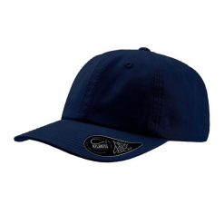 6panelowa Czapka Dad Hat Unstructured. Niebieskie czapki i kapelusze damskie ATLANTIS, bez wzorów. Za 56.99 zł.