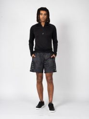 Fila Szorty "Training-Rodeneck" | FAM0289 | Mężczyzna | Czarny. Czarne szorty męskie Fila, m, bez wzorów, z elastanu. W wyprzedaży za 159.00 zł.