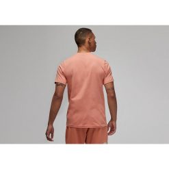 Koszulka męska nike air jordan flight essential crew tee lightmadder root. Brązowe koszulki sportowe męskie Jordan, m, bez wzorów, bez kołnierzyka, bez ramiączek, do koszykówki. Za 159.00 zł.