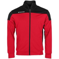 Bluza dresowa zapinana na zamek błyskawiczny Stanno Pride. Czarne bluzy damskie STANNO, m, bez wzorów, z dresówki, bez kaptura, na fitness i siłownię. Za 242.00 zł.