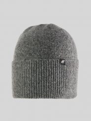 4F Czapka zimowa damska - szara Uniwersalny. Szare czapki i kapelusze damskie 4f, na zimę, z aplikacjami, z dzianiny, klasyczne. Za 49.99 zł.