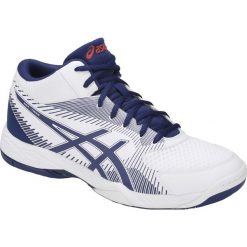 Asics Gel-Task Mt B703Y-100. Białe buty sportowe męskie marki Asics, z materiału. W wyprzedaży za 299.99 zł.