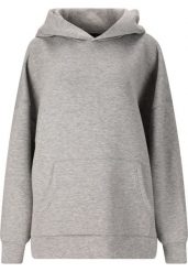 Bluza damska z kapturem Athlecia Larisa. Szare bluzy sportowe damskie Athlecia, bez wzorów, z bawełny, z kapturem, na fitness i siłownię. Za 219.00 zł.