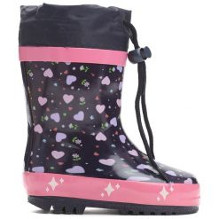 Granatowe Kalosze Say Hi. Niebieskie kalosze dziewczęce Born2be. Za 49.99 zł.