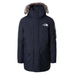 Kurtka turystyczna zimowa męska The North Face M Recycled Mcmurdo Parka. Niebieskie kurtki męskie The North Face, na zimę, m, bez wzorów, sportowe, bez kaptura. Za 2,127.65 zł.