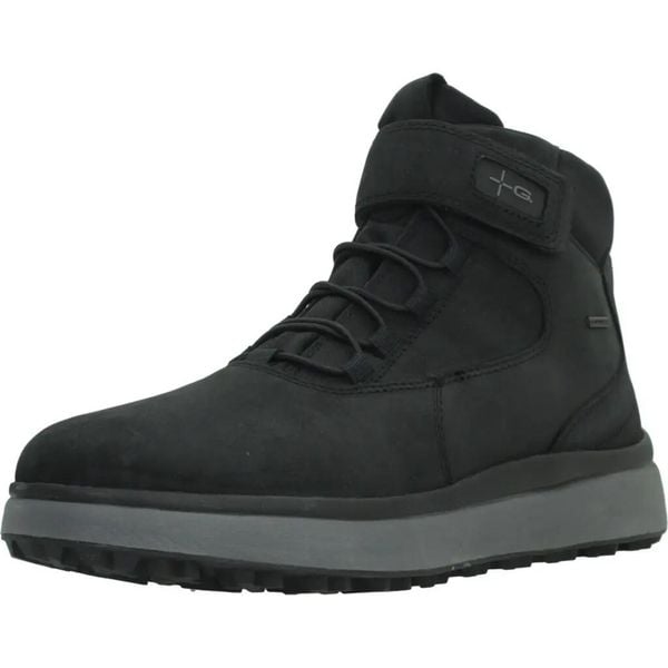 Buty GEOX U56FZC Czarny. Czarne trekkingi męskie Geox, trekkingowe. Za 419.99 zł.