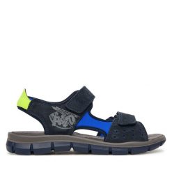 Sandały Primigi. Niebieskie sandały chłopięce Primigi, bez zapięcia. Za 279.99 zł.