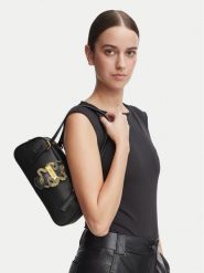 Just Cavalli Torebka Iconic Snakes 81RA4BA5 ZSA89 Czarny. Czarne torebki do ręki damskie Just Cavalli, bez wzorów, ze skóry, bez dodatków. Za 819.99 zł.