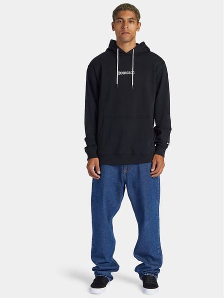 DC Shoes Bluza Baseline Otlr ADYFT03390 Czarny Regular Fit. Czarne bluzy męskie DC Shoes, m, bez wzorów, z bawełny, bez kaptura. Za 319.99 zł.