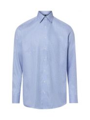 Finshley & Harding koszula biznesowa Mężczyźni Modern Fit Bawełna niebieski, 43. Niebieskie koszule męskie Finshley & Harding, m, bez wzorów, z bawełny, biznesowe, bez kołnierzyka, bez ramiączek. Za 179.95 zł.