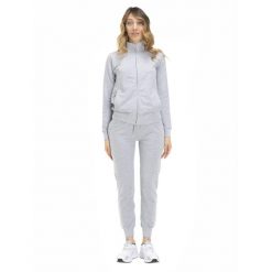 Damski dres w kropki Greysongrey. Szare obuwie sportowe damskie LEONE 1947 APPAREL, bez wzorów, z dresówki, na fitness i siłownię. W wyprzedaży za 279.50 zł.