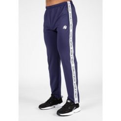 Delaware Track Spodnie - Granatowy. Niebieskie spodnie sportowe męskie GORILLA WEAR, l, bez wzorów, z elastanu, na fitness i siłownię. Za 298.00 zł.