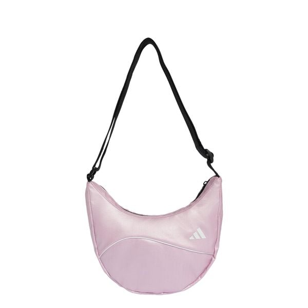 Torba na ramię adidas Glow. Białe torby na ramię damskie Adidas, bez wzorów, z materiału, eleganckie, bez dodatków. Za 89.95 zł.