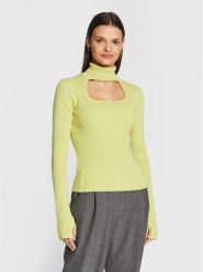 Herskind Golf Vita 4631853 Zielony Slim Fit. Zielone swetry damskie Herskind, xl, bez wzorów, z bawełny, bez kołnierzyka, bez ramiączek, bez kaptura. Za 379.99 zł.