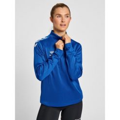 Bluza do piłki ręcznej damska Hummel hmlCORE XK. Niebieskie bluzy sportowe damskie Hummel, xl, bez wzorów, bez kaptura, na fitness i siłownię. Za 204.00 zł.