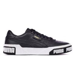 Buty tenisówki damskie Puma Cali Bold WMNS. Czarne trampki i tenisówki damskie Puma, bez wzorów, ze skóry, klasyczne, bez zapięcia. Za 271.55 zł.