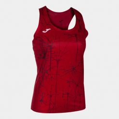 Tank top do biegania dla dziewczyn Joma Elite IX. Czerwone t-shirty i topy dla dziewczynek Joma, bez wzorów, bez ramiączek. Za 141.00 zł.