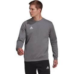 Adidas Bluza męska adidas Entrada 22 Sweat Top szara H57479 M. Szare bluzy męskie Adidas, m, bez wzorów, bez kaptura. Za 115.41 zł.