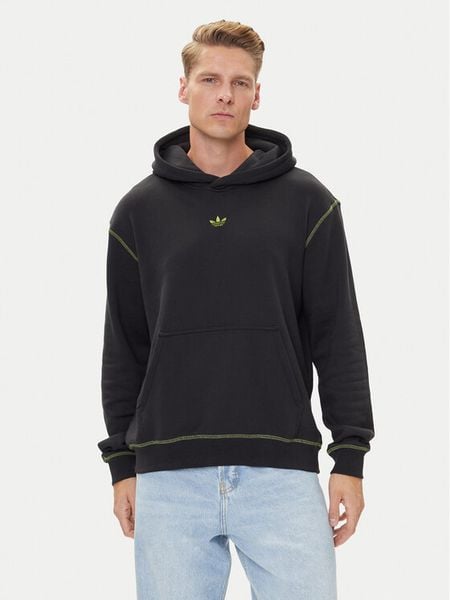 Adidas Bluza Distressed Graphic JY2730 Czarny Loose Fit. Czarne bluzy męskie Adidas, l, bez wzorów, z bawełny, bez kaptura. Za 219.99 zł.