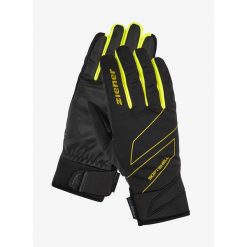 Rękawiczki softshell Ziener Ilion AS. Czarne rękawiczki damskie Ziener, na zimę, bez wzorów, z softshellu, sportowe. Za 119.99 zł.