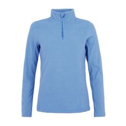 Polar 1/4 zamek dla kobiet Protest Mutez. Niebieskie bluzy sportowe damskie Protest, bez wzorów, z polaru, bez kaptura, narciarskie. Za 201.50 zł.