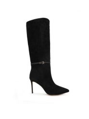 Marciano Guess Kozaki 5BGZ46 7419A Czarny. Czarne kozaki damskie Marciano Guess, ze skóry, bez obcasa, na szpilce. Za 2,259.00 zł.