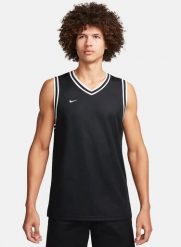 Koszulka treningowa męska Nike Dna Jersey. Czarne koszulki sportowe męskie Nike, m, bez wzorów, z jersey, bez kołnierzyka, bez ramiączek, na fitness i siłownię. Za 224.35 zł.