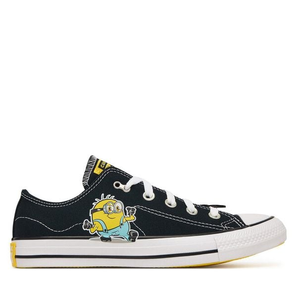 Trampki Converse. Czarne trampki i tenisówki damskie Converse, bez wzorów, retro, bez zapięcia. Za 379.99 zł.