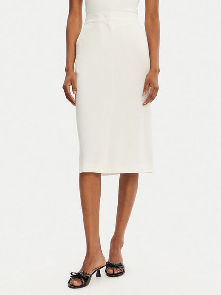 Marella Spódnica midi Getti 2515101051200 Écru Regular Fit. Spódnice damskie Marella, bez wzorów, z syntetyku, midi. Za 249.99 zł.