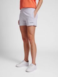 Szorty damskie Hummel LGC Senna. Szare szorty sportowe damskie Hummel, na lato, xl, bez wzorów, z bawełny, klasyczne, z standardowym stanem, na fitness i siłownię. Za 129.50 zł.