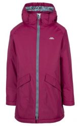 Trespass Observe - damska kurtka przeciwdeszczowa TP50 Berry. Fioletowe kurtki damskie 2117 OF SWEDEN, s, bez wzorów, z dżerseju, bez kaptura. Za 278.99 zł.