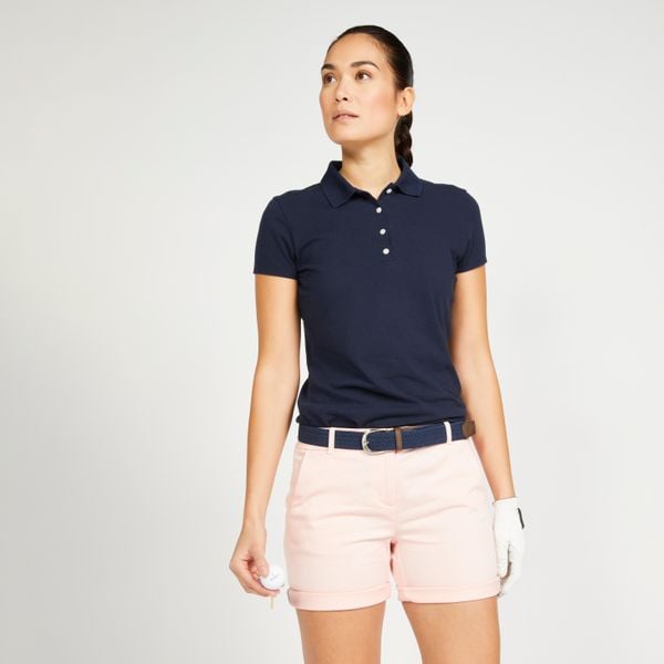 Spodenki do golfa chino damskie Inesis MW500. Czerwone obuwie sportowe damskie INESIS, l, bez wzorów, z bawełny, sportowe, sportowe. W wyprzedaży za 59.99 zł.