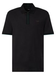 BOSS Polo C-Parlay 80 50575003 Czarny Regular Fit. Czarne koszulki polo męskie Boss, m, bez wzorów, z bawełny, bez ramiączek. Za 679.99 zł.