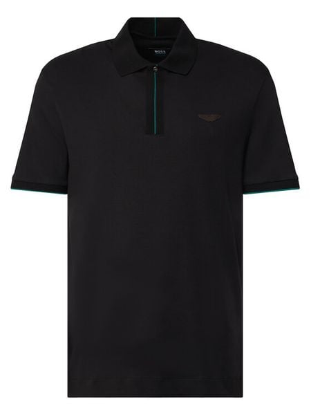 BOSS Polo C-Parlay 80 50575003 Czarny Regular Fit. Czarne koszulki polo męskie Boss, m, bez wzorów, bez ramiączek. Za 679.99 zł.