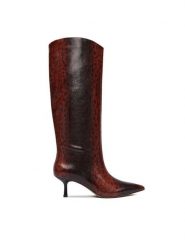 Aldo Kozaki Selora 14135938 Brązowy. Brązowe kozaki damskie Aldo, ze skóry, bez obcasa, na szpilce. Za 599.99 zł.