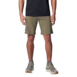 Spodenki sportowe męskie Silver Ridge Utility Cargo Shorts. Zielone krótkie spodenki sportowe męskie Columbia, m, bez wzorów, z materiału, trekkingowe. Za 302.85 zł.