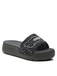 Puma Klapki Karmen Slide 395401 02 Szary. Szare klapki damskie Puma, bez wzorów, z materiału, bez obcasa. Za 269.99 zł.