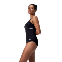 Strój kąpielowy jednoczęściowy damski Speedo Eclipse. Białe kostiumy jednoczęściowe damskie Speedo, xl, bez wzorów, sportowe, do pływania. Za 515.82 zł.