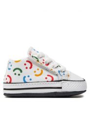 Converse Tenisówki Chuck Taylor All Star Cribster Easy On Doodles A06353C Biały. Białe buty sportowe chłopięce Converse, bez wzorów, z materiału, bez zapięcia, tenisowe. Za 169.99 zł.