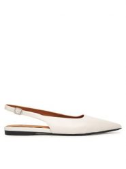 Vagabond Shoemakers Baleriny Hermine 5733-101-01 Biały. Białe baleriny damskie Vagabond Shoemakers, bez wzorów, ze skóry, bez obcasa. Za 449.99 zł.