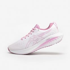 Second Life - Buty do biegania damskie ASICS Gel-Excite 10 - Stan Doskonały. Białe obuwie sportowe damskie Asics, bez wzorów, z materiału, do biegania. Za 211.99 zł.