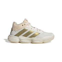 Damskie buty halowe adidas Courtstabil. Białe obuwie sportowe damskie Adidas, bez wzorów, do piłki ręcznej. Za 466.55 zł.