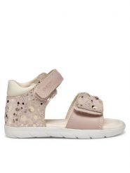 Geox Sandały B Sandal Alul B551YB 007BC C8172 S Różowy. Czerwone sandały dziewczęce Geox, ze skóry, bez zapięcia. Za 169.99 zł.